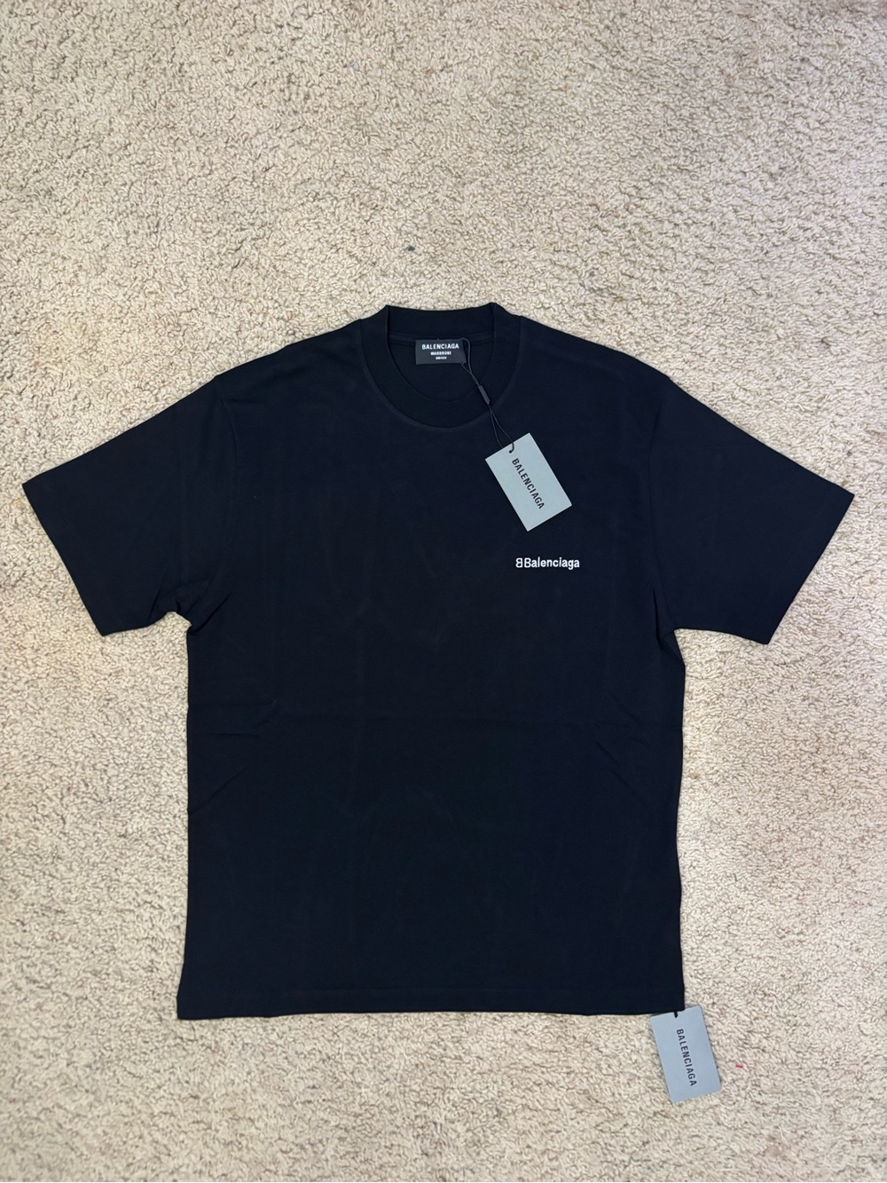 Balenciaga Corporate Logo Tee
'Black/White'